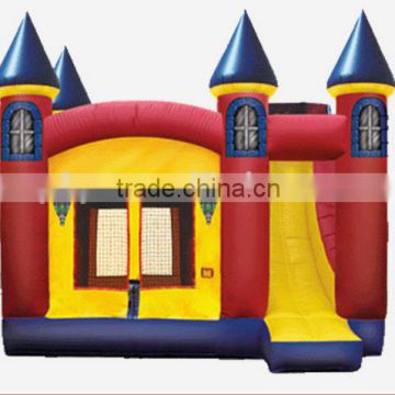 Hotes sale0.55mmPVC Material Castle Type inflatable bounce