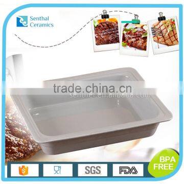 1/2 ceramic buffet trays for sale Rectangular tray ceramic food tray