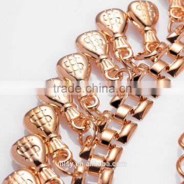 Fancy Baraka Gold Plated Body Chain Champagne Brightness F1-80153 photo-2