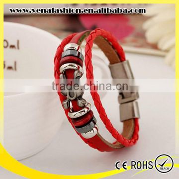 leather cuffs real handmade leather bracelet wholesale