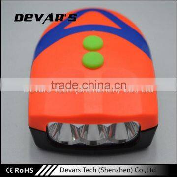 2016 hot sell LED bicycle light double switch come with ABS front light remote