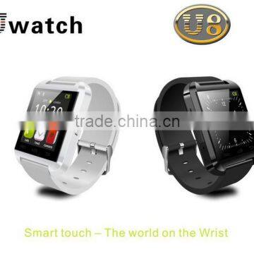 Bluetooth Smartwatch U8 U for IPhone 4/4S/5/5S Samsung S4/S5/Note 2/Note 3 Smartwatch Latest Wrist Watch Mobile Phone
