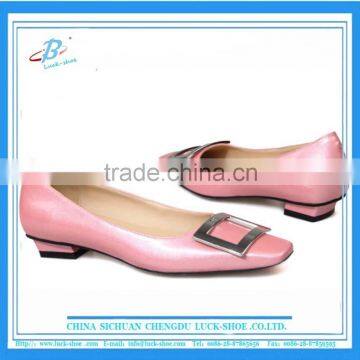 New products sweet pink lady flats elegant lady dress shoes in any occasions