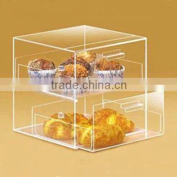 2 tier acrylic pastry boxes