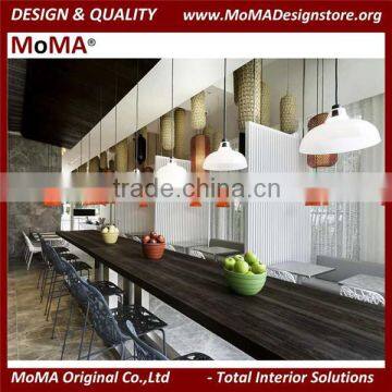 High End Customize Classic Black Design High Top Wooden Bar Table And Chairs