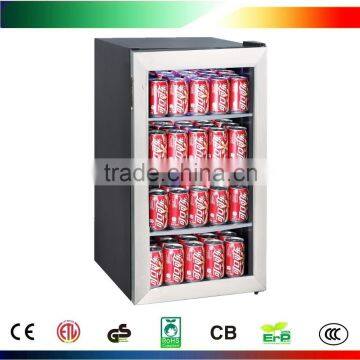 Candor: 88L Compressor Soft Drink Cooler / Can Fridge/ Drink Cooler/ Soda Cooler With ETL/CE/ROHS JC-88