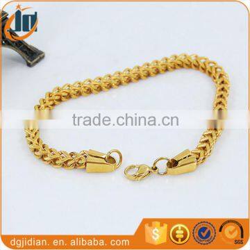 Men 24K Gold Chain Wheat Chain For Necklace And Bracelet