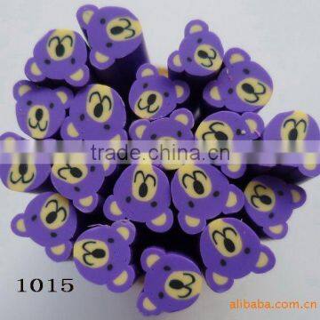 LNU-1015 Polymer clay flower nail cane & fruit canes & nail art decoration