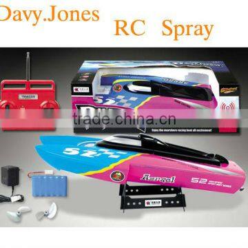 Davy Jones rc spray; 40CM 3CH rc boat; speed up to 20km/h, rc fishing bait boat