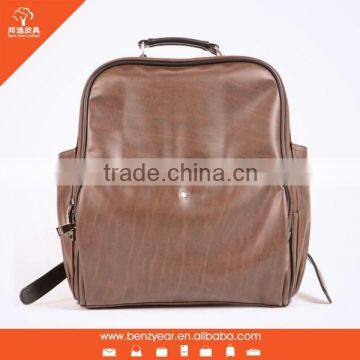 2016 New Design Factory Wholesale Cheap PU Backpack Bag