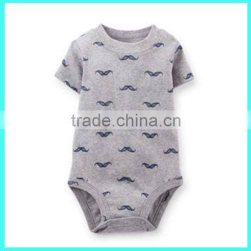 New design printed baby boy bodysuit cotton custom baby body suits summer baby bodysuit                        
                                                Quality Choice