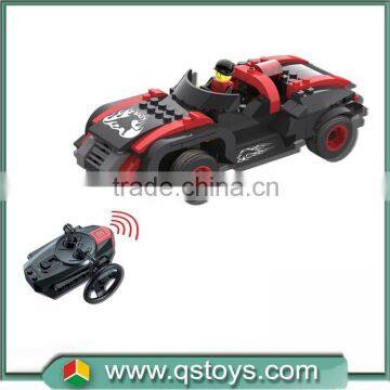 Hot sale Shantou chenghai toys building blocks DIY radio control car assembled toys
