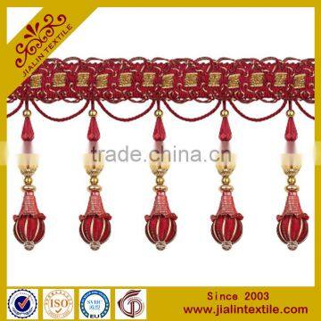 Fringes wholesalers oxford beaded fringe trim for curtains designs