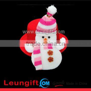 christma snowman mini hairdressing hair clip design