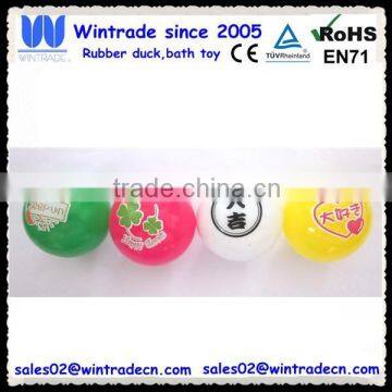 Rubber ball logo printed bouncing ball with logo