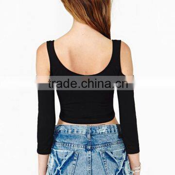 Hot Sale Body Blouses & Women Plus Size European Style Tops Black Female Tops 2014 Roupas Femininas Quality Choice photo-4