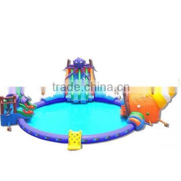 commercial cheap inflatable water park on sale