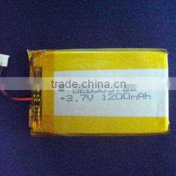 High Performance Li ion Battery Cells 3.7v 1200mah, 3.7v 503759 rehcargeable lipo Battery