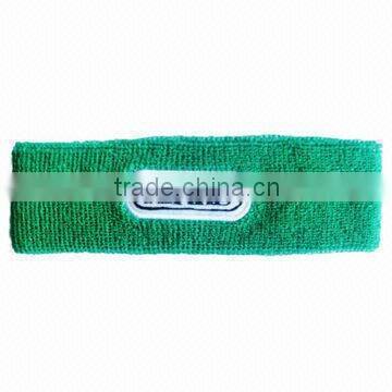 custom green cotton knitted headbands