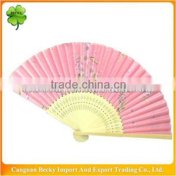 High quality paper cheap hand held fan