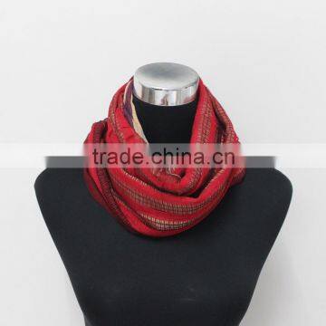 2016 Fall Fashion Brand Winter Cotton Long Neck Warm Solid Wrinkled Cotton Scarf Men