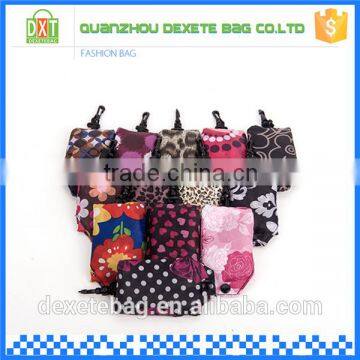 2016 Cheap Designers Printed Polyester Tote Shopping Bag Fold Reusable photo-2