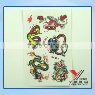 customized removable lovely temporary tattoo body sticker