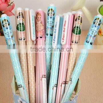 wholesale DIY creative stationery kids personalized Novelty gel pen cartoon lassock printed colorful cute ball point pen