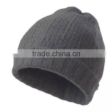 2016 Cashmere Rib Knitting Slouch Beanie Winter Hat Man photo-2