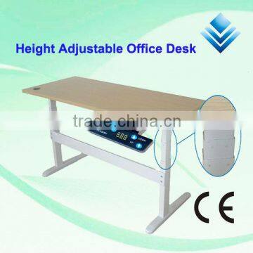 2013 new model Ergonomic height adjustable desk, ergonomic health protection office desk, electrice height adjustable desk,