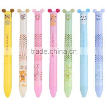 Cute Bear Multi Color Cheap Plastic Promotional Ball Point Pen