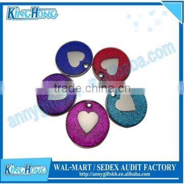 Best gifts for pet Heart shape metal pet tag id pet tag