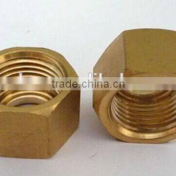 China hardware fastener professional supply standard size high quality copper hex nuts