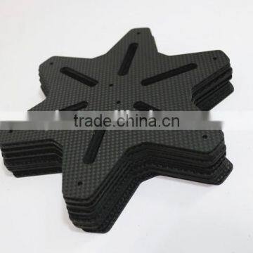 CNC Machined Custom Carbon Fiber Composite Parts For UAV Drones Based On Design