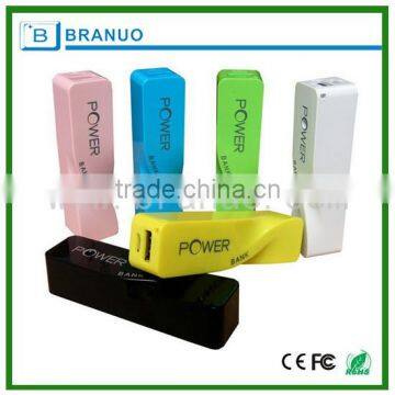 2600 mAh oem power bank for promotional gift , free logo printing for 2600 mAh power bank mobile