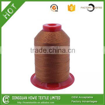 high tenacity low shrinkage low elonagtion raw material polyester sewing thread