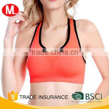 New Custom Hot Sexy Fashion Yoga Ladies Sublimation Printed fitness wear women's plain sport yoga bra