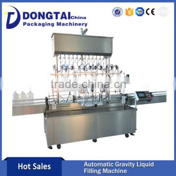 Automatic Liquid Pesticide Filling Machine Flow By Gravity High Accuracy Fast In Speed