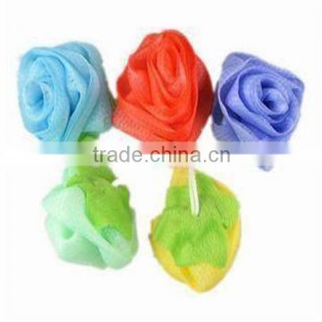 rose shaped bathing sponge