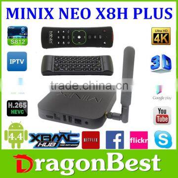 MINIX NEO X8-H X8H Plus Android TV Box Amlogic S812 Quad Core+free A2 Lite 2.4G Wireless Keyboard + Air Mouse