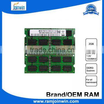 new ram memory ddr3 ram 2gb for notebook