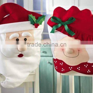 Mr & Mrs Santa Claus Christmas Kitchen Chair Covers