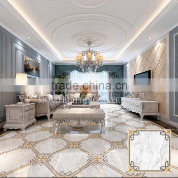 volakas white tile kerala pattern medallion floor tiles design