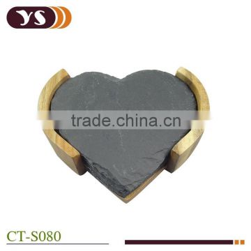 heart shape Slate Coasters