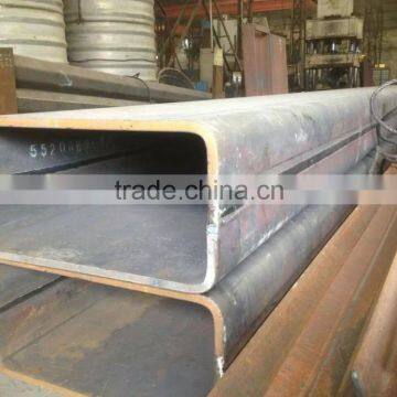 Rectangular hollow section steel tube for fluid transport
