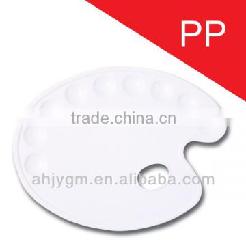 Hot Sale 9 Holes Plastic Painting Palette/drawing palette