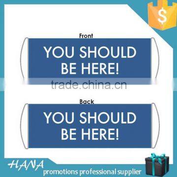 HB-21 hand held self rolling banner