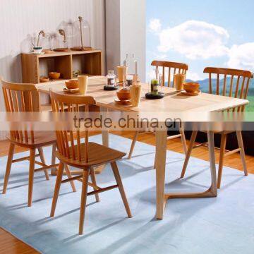 A Manchurian Ash Chair China Top Quality Dining Chair Without Armrest / Modern Wooden Chair photo-6