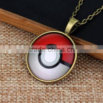 2016 Hot Sale Latest Design Fashion Pokeball Pokemon Pendant Necklace photo-4