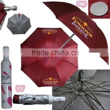 UV Wine Bottle Umbrella(gift Umbrella,advertising Umbrella)